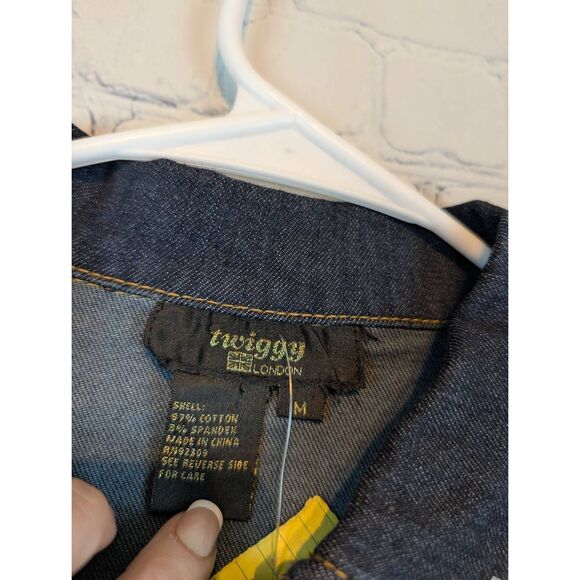 Twiggy London vintage denim jacket medium * - Picture 4 of 4